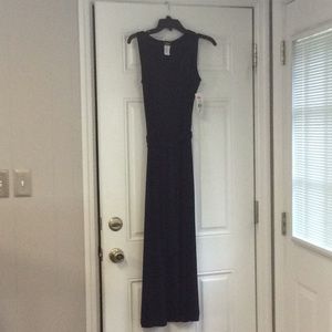 MSK Petite black sleeveless dress